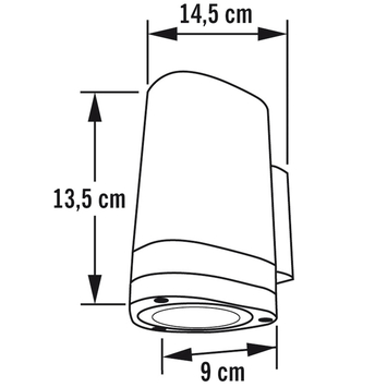 Konstsmide buitenlamp Modena zwart