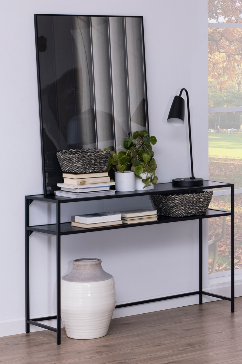 Sidetable Vic hout Zwart