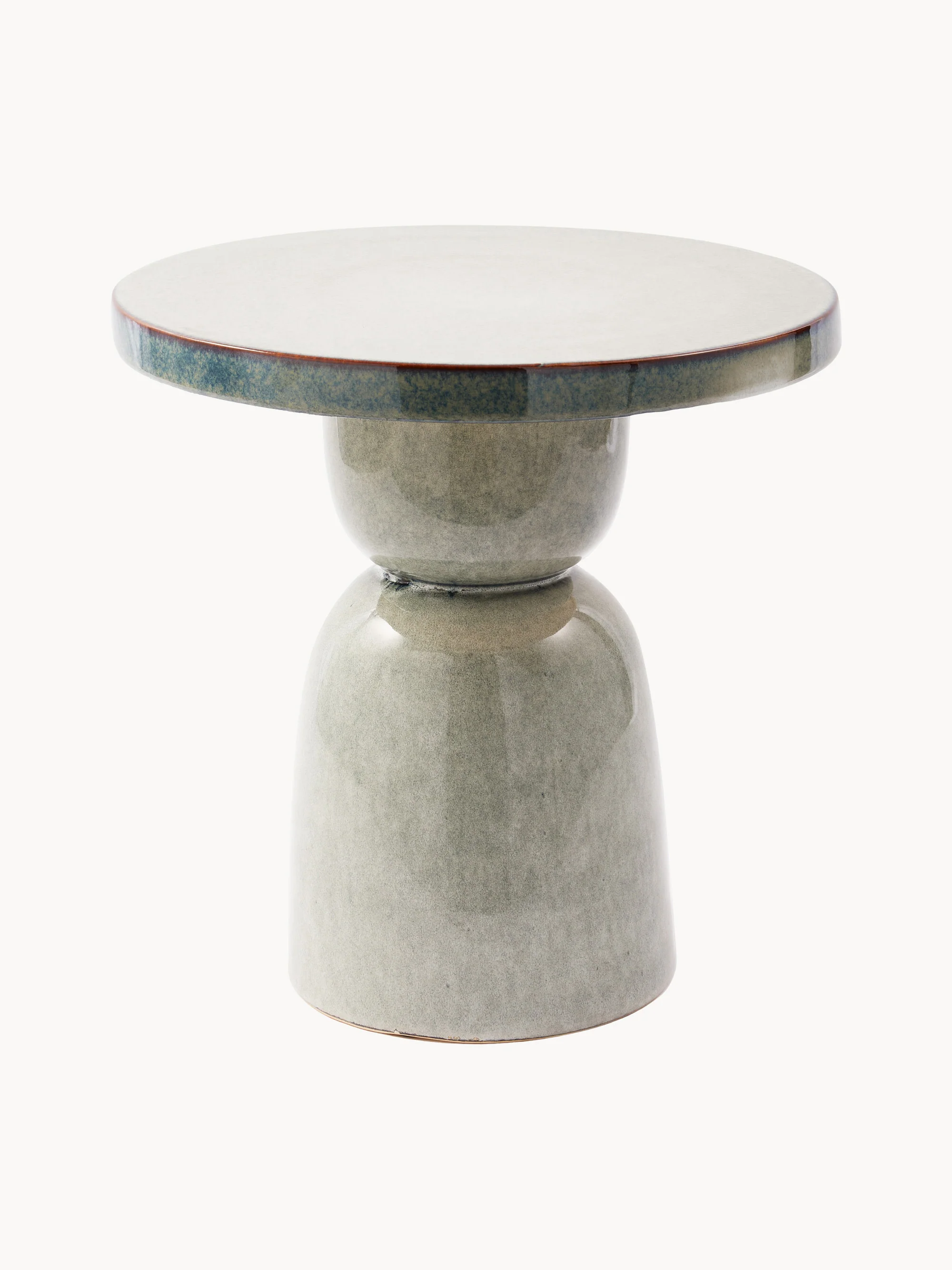 Handgemaakte ronde bijzettafel Pawn