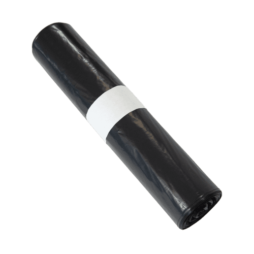 Sac plastique PE HD Héracène 130L noir 17µm