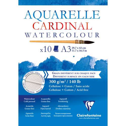Clairefontaine Aquarellblock CARDINAL