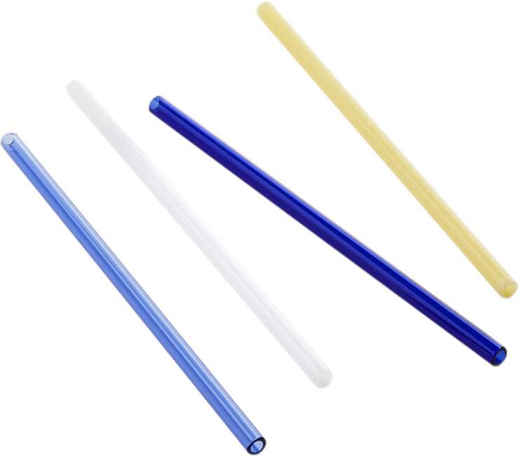 Hay Sip-Straight Straw Set of 4-Opaque Opaque mix