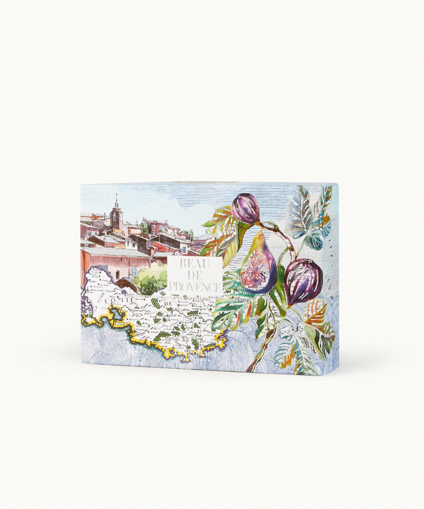 Beau de Provence  Savon & porte savon - 150g / 10 x 14.5 cm