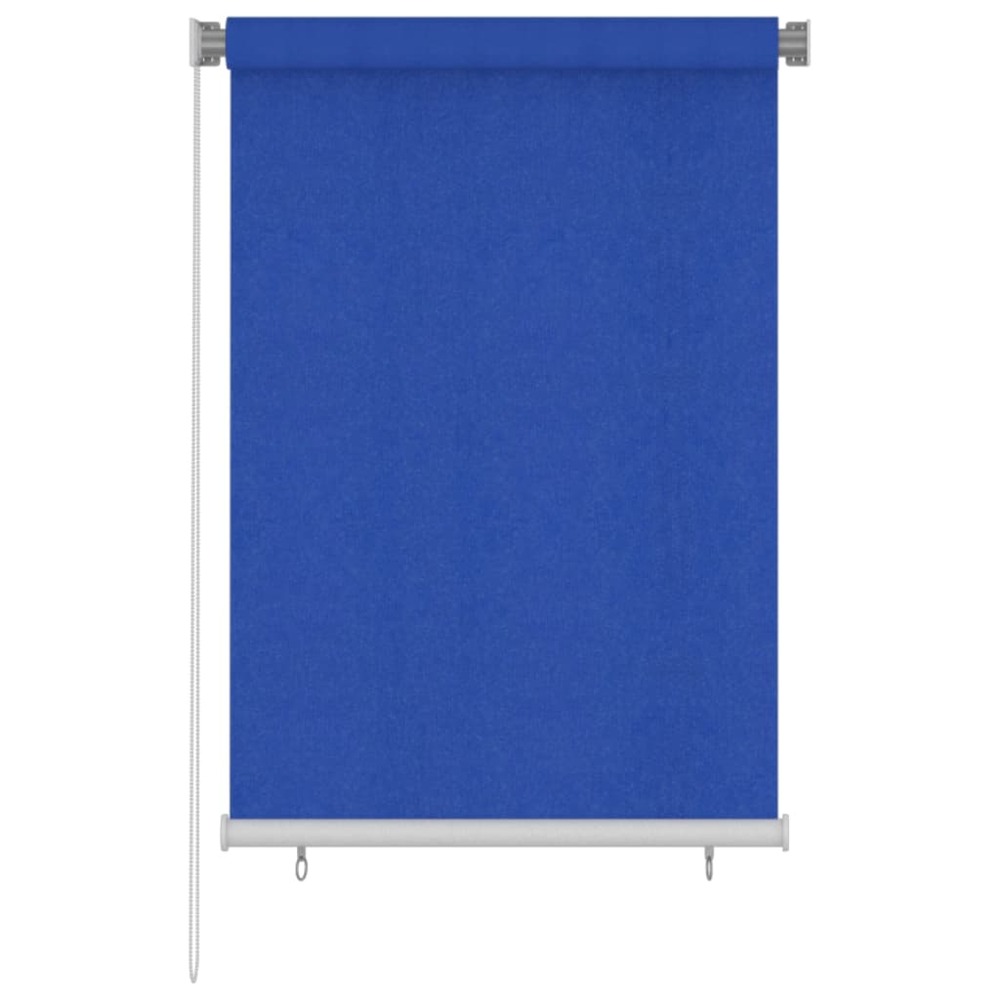 Store roulant d'extérieur 100x140 cm bleu pehd