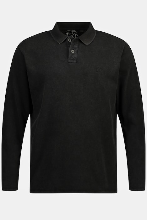 Poloshirt, Langarm, Vintage Look, bis 8 XL, Tall