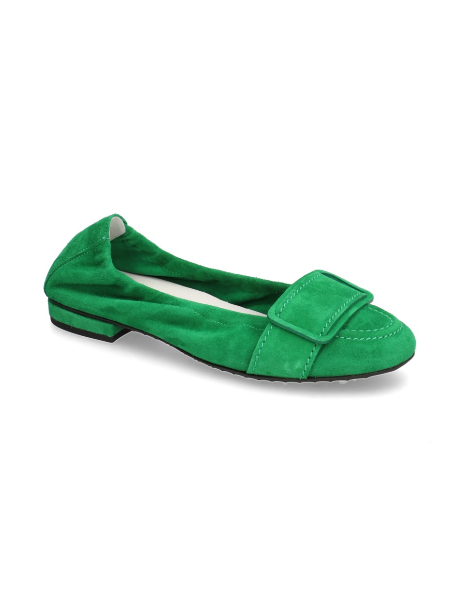 Veloursleder Ballerina