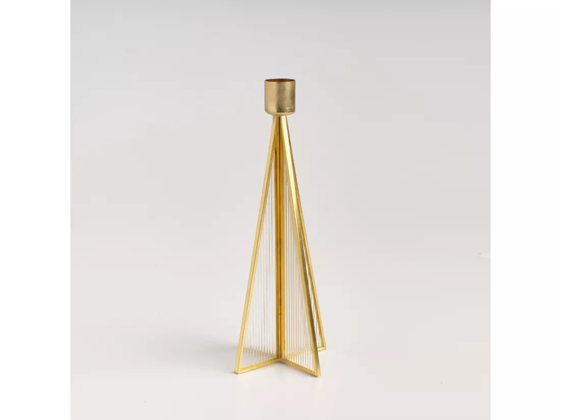 Bougeoir Nora Or Moyen 22.3 x 9 x 9
