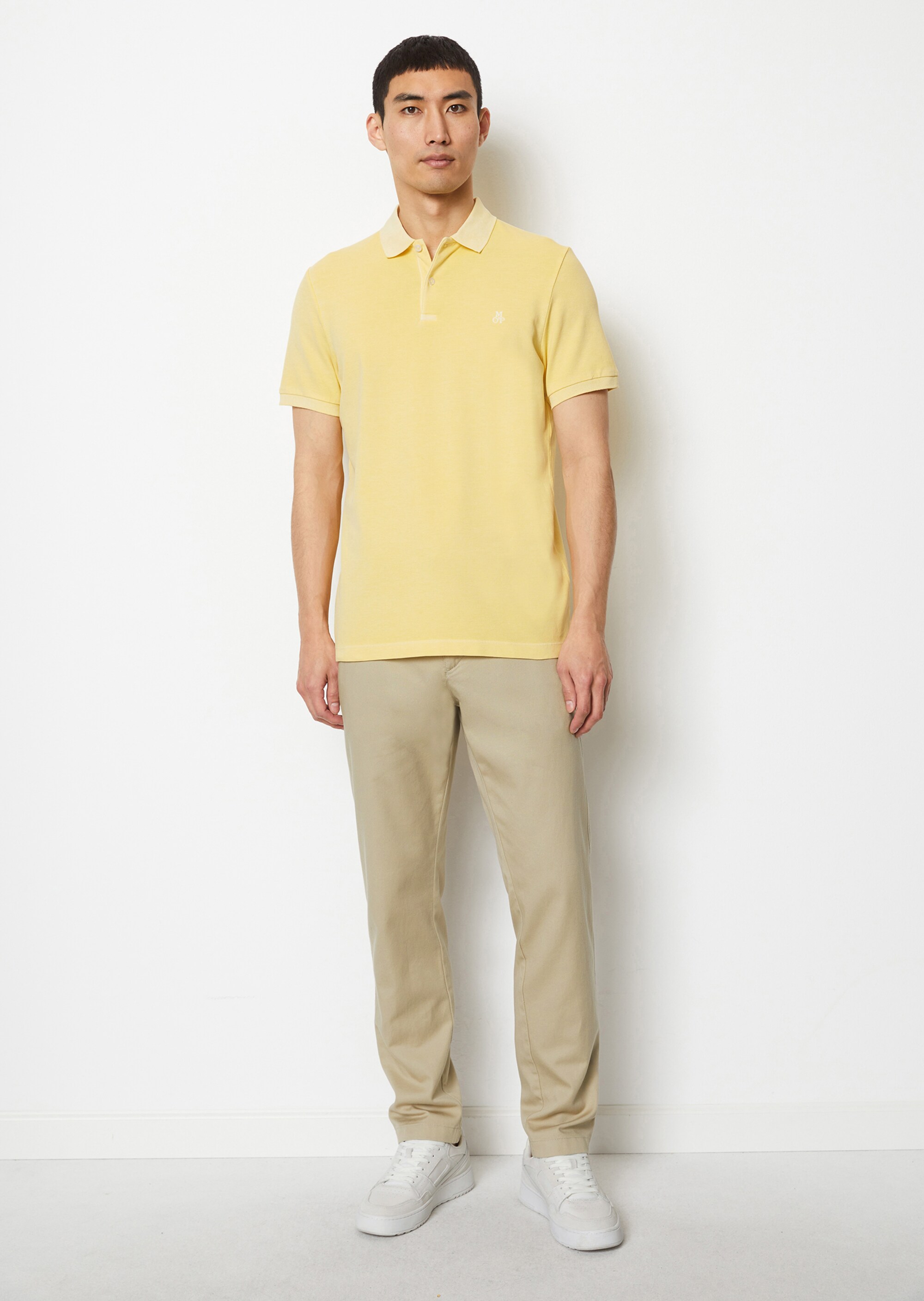 Poloshirt Piqué shaped aus Organic Cotton-Stretch