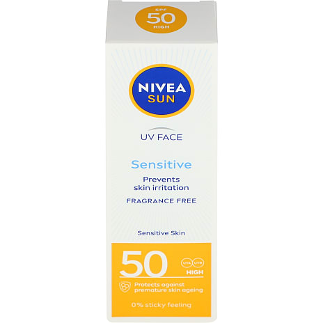 Solcreme ansigt solfaktor 50 parfumefri