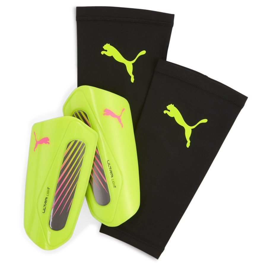 PUMA Protège-Tibias Ultra Light Strap Audacity - Jaune/Argenté