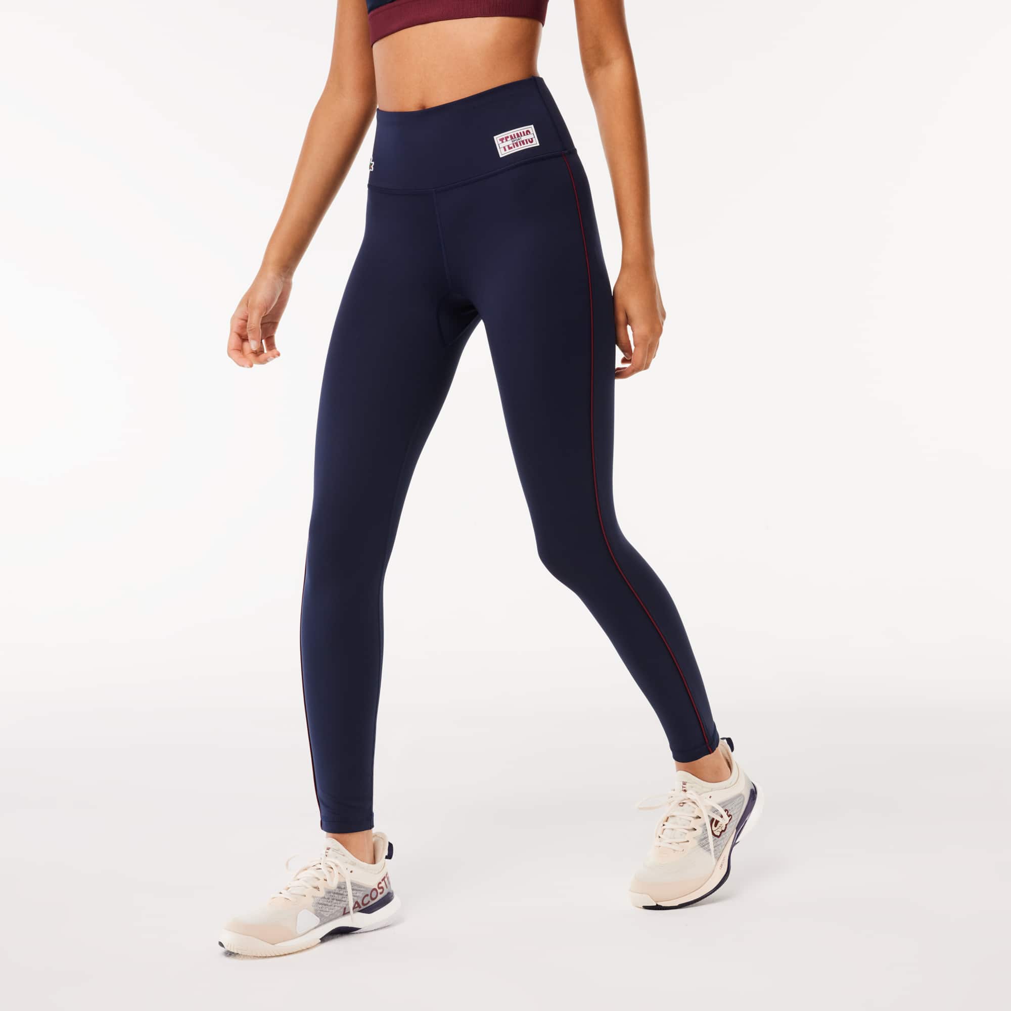 Legging Sport extensible absorbant Pantalons de survêtement - Bleu - Lacoste - Femme