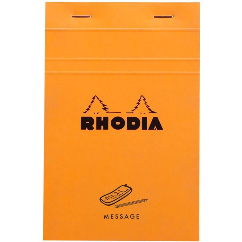 Bloc agrafé Message N°140 11 x 1 7 cm 80 feuilles pré-imprimé 80 g Orange
