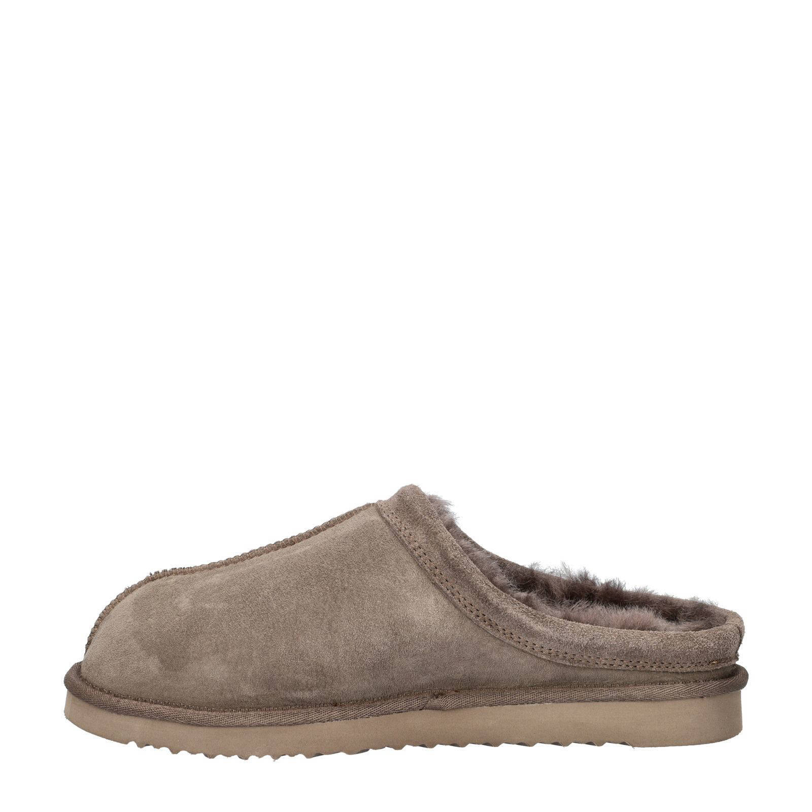 Rohde suède pantoffels taupe