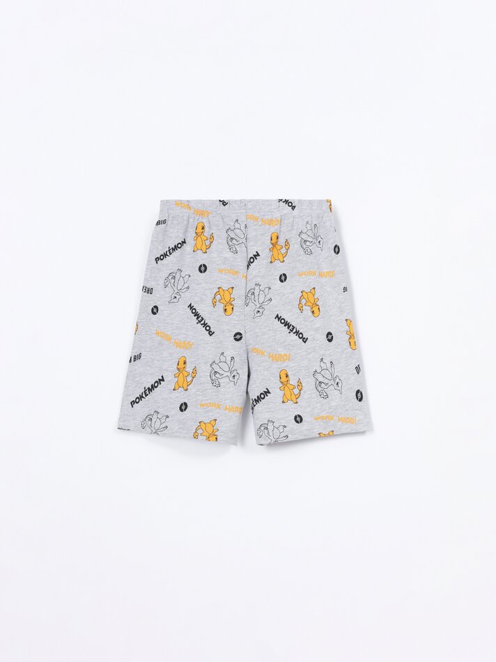 Conjunto de pijama curto estampado Pokémon™ - Branco