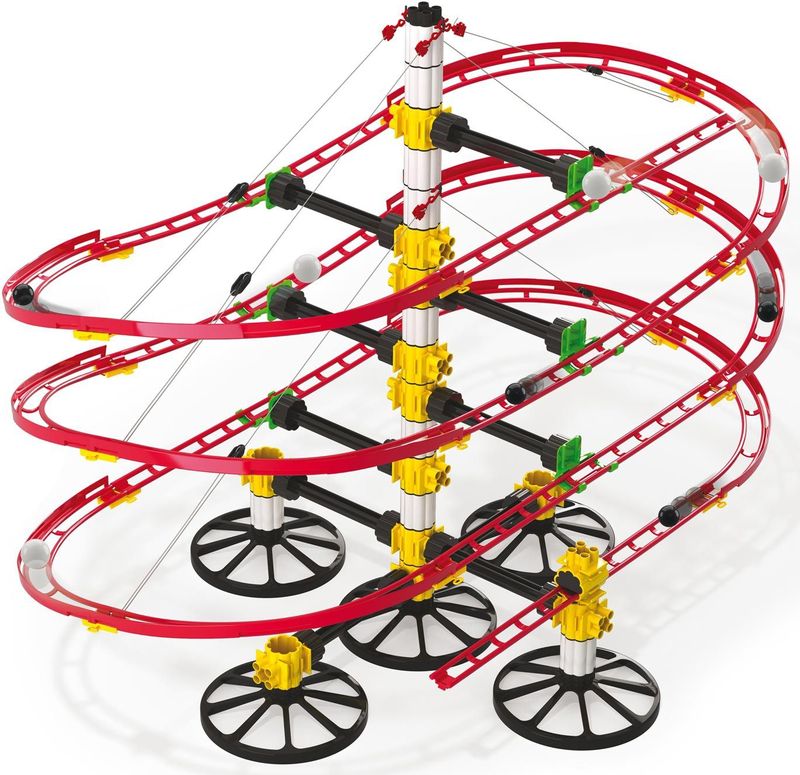 Quercetti - 6630 Skyrail - Marble Run Constructiespeelgoed