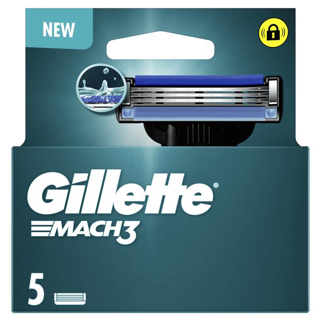 Gillette Mach3 Navulmesjes 5 Stuks