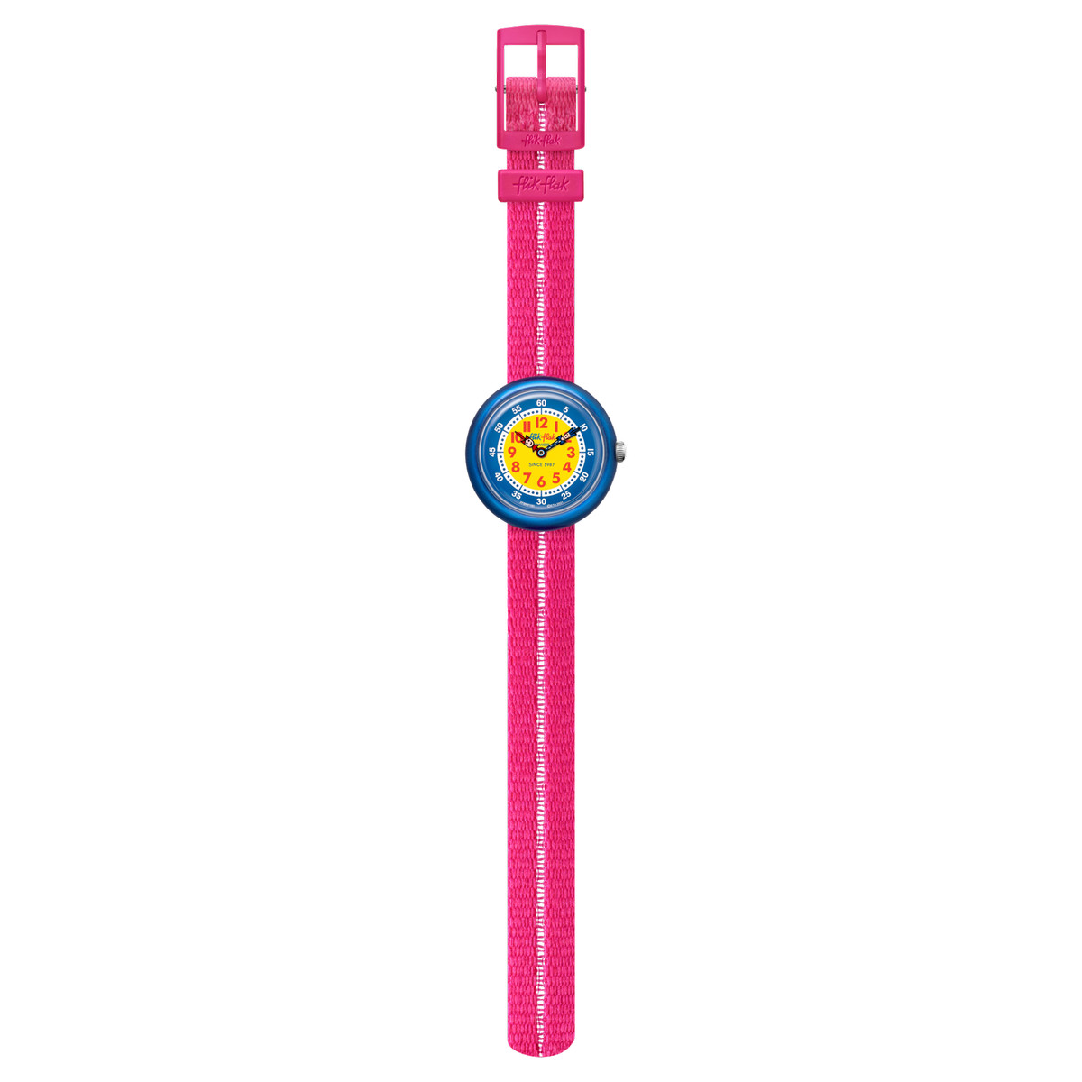 Montre Flik Flak enfant matériaux biosourcés rose