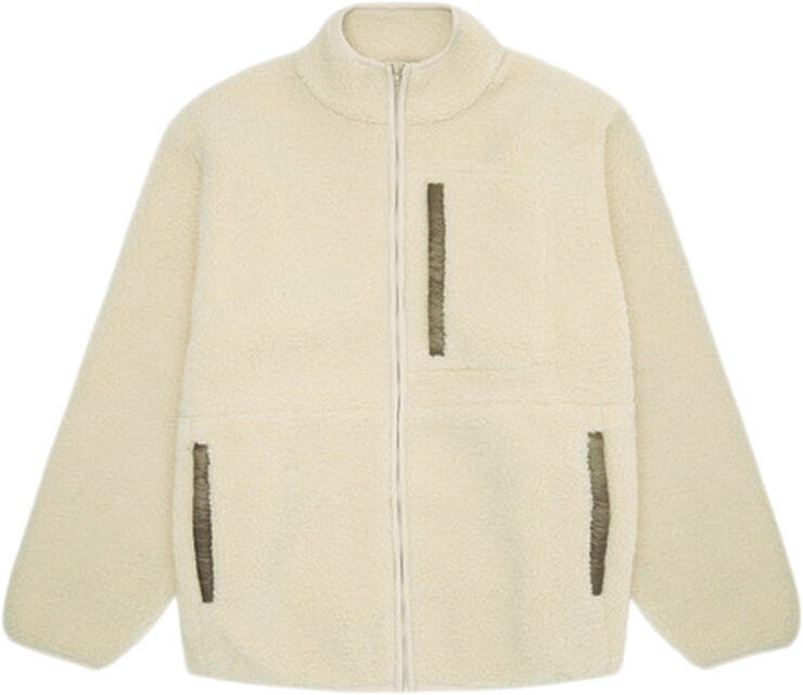 7 Days Active Fleece Jacket 838 silver gray/ major brown