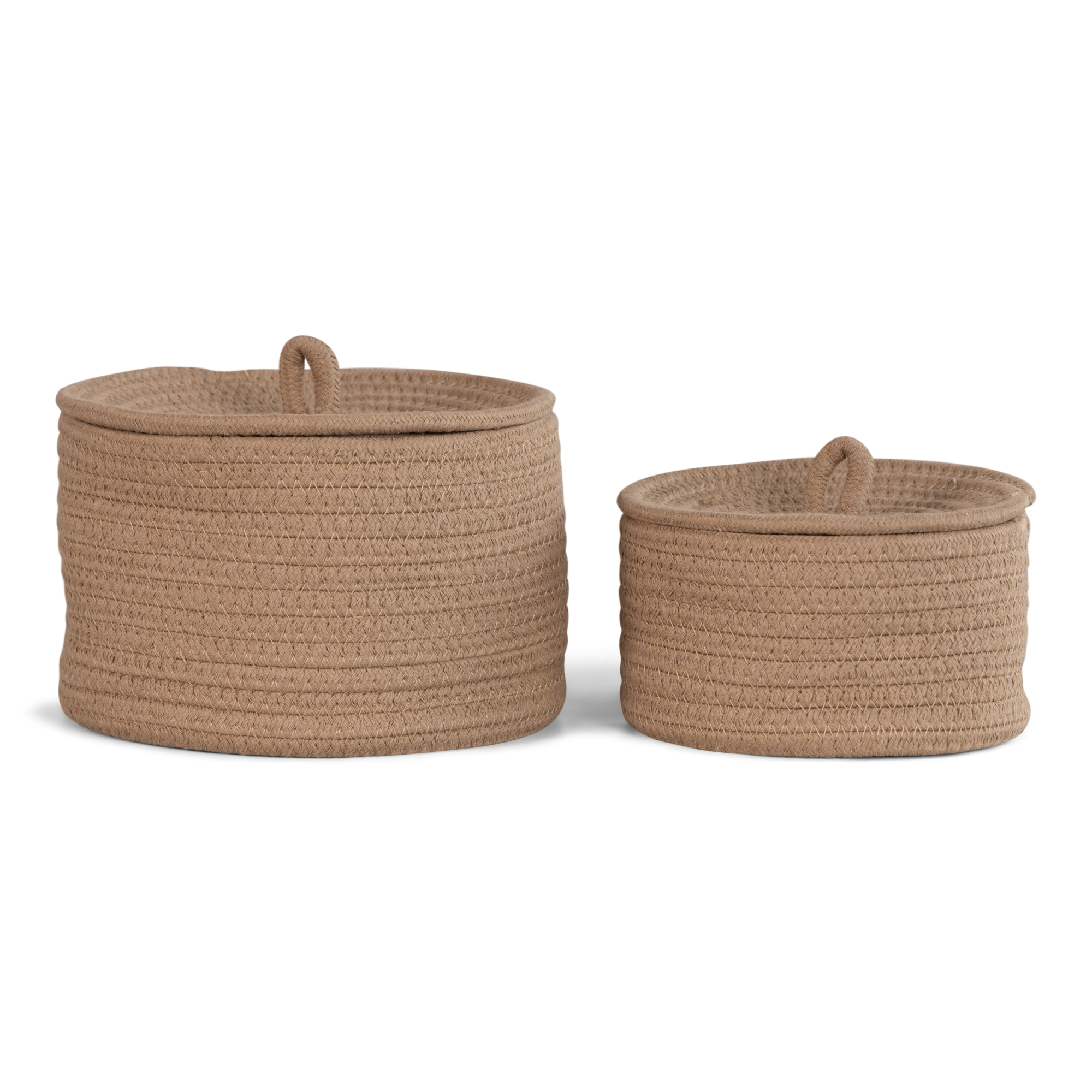 Mand Boas warm beige - set van 2