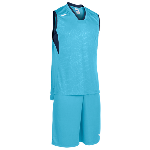 Conjunto Joma Campus Turquesa Fluorescente Marinho