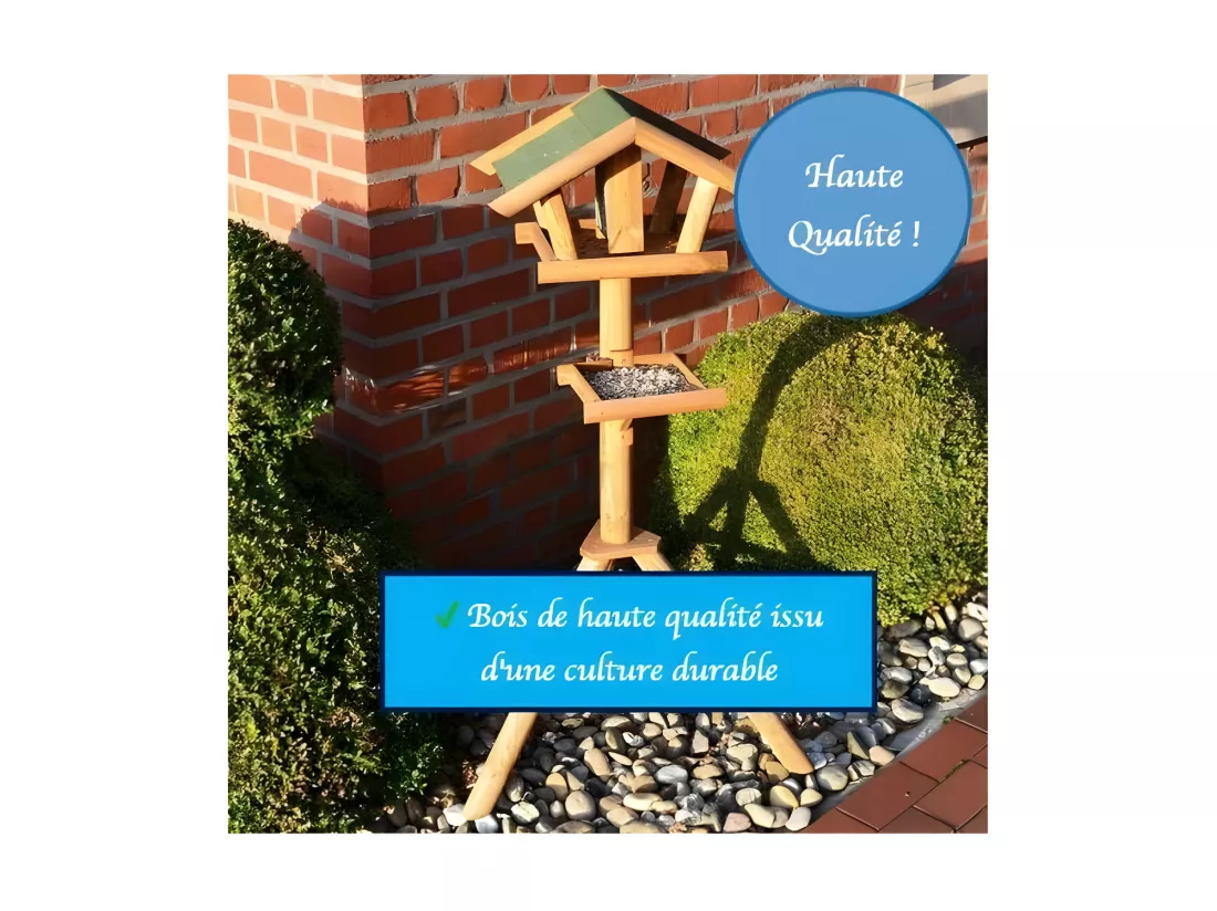 Mangeoire oiseaux exterieur pour oiseaux sauvage. Montage simple .modele Palace-313