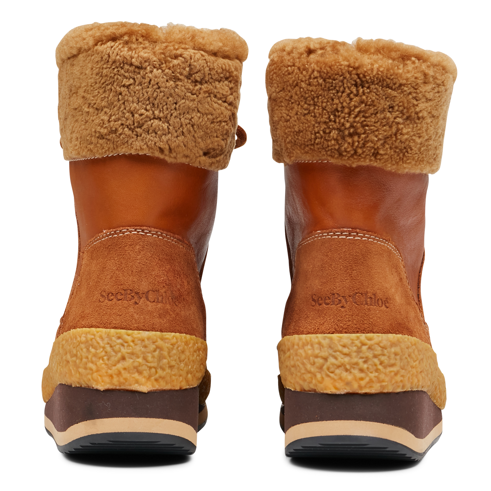 Bottines en cuir | Marron