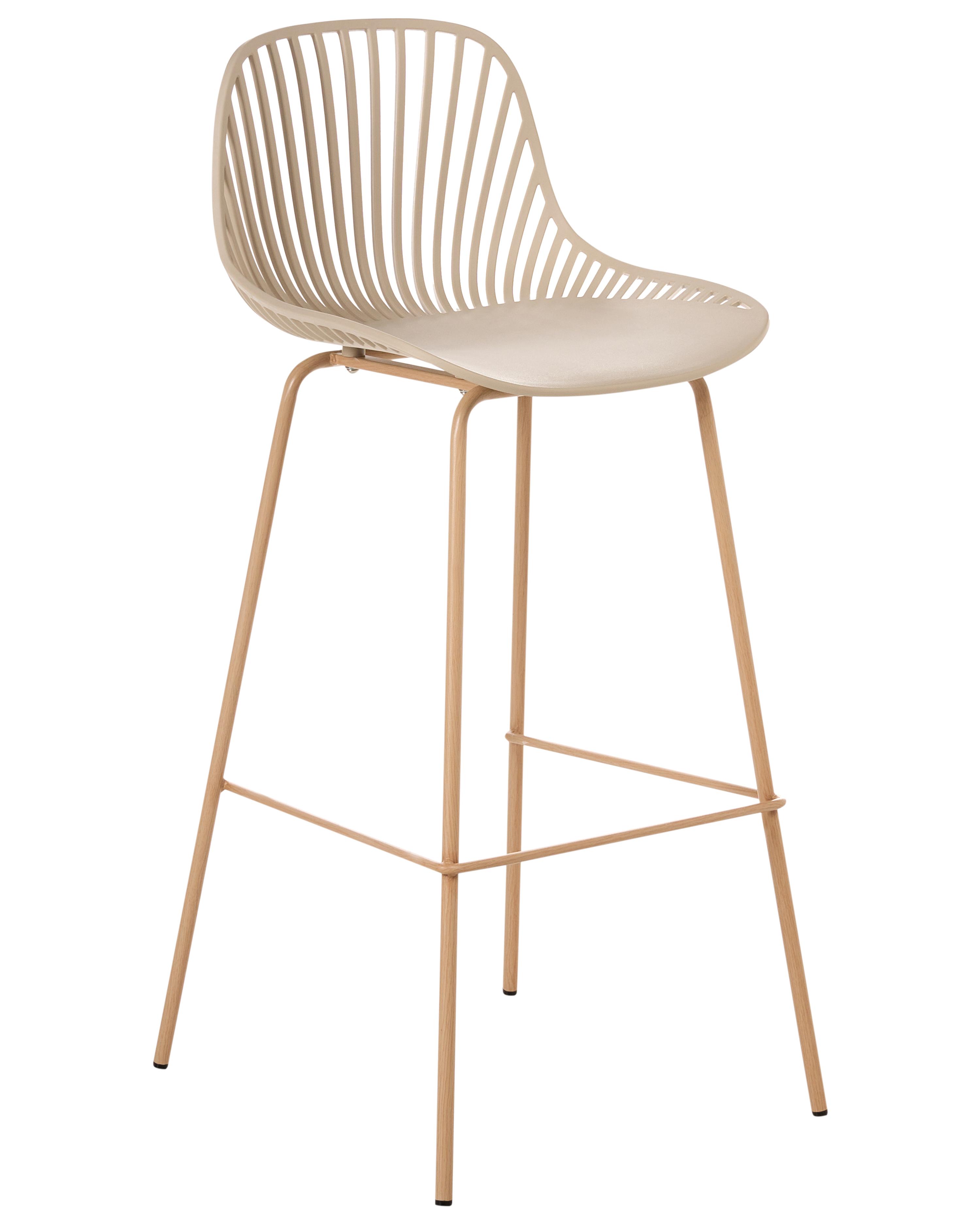 Set van 4 barstoelen KLEVE Beige