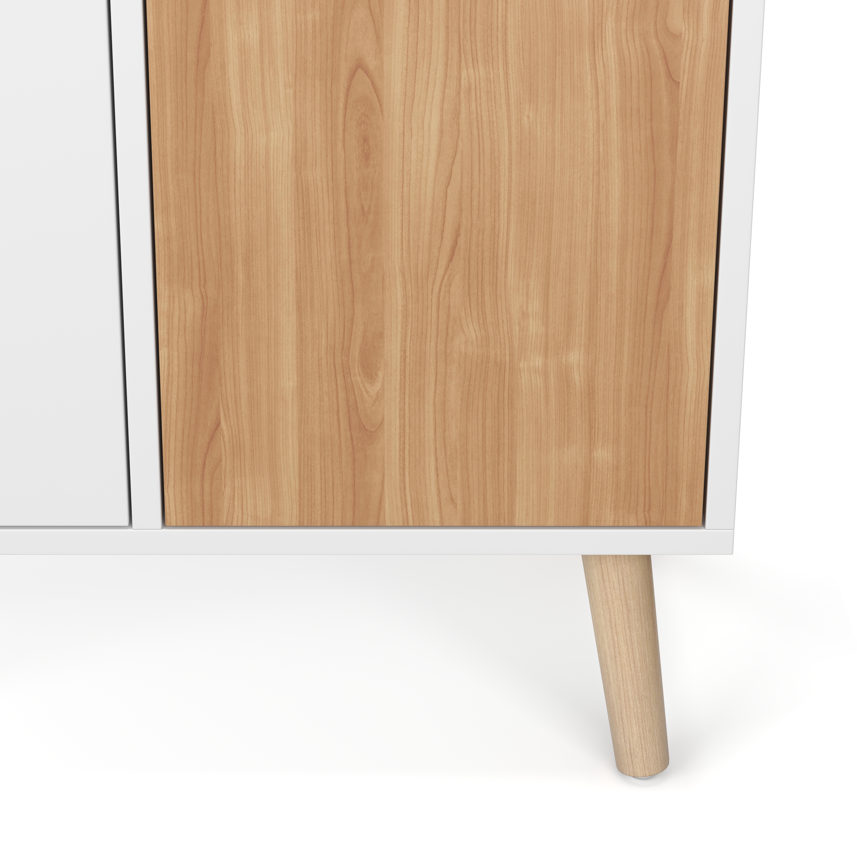 Kommode NORDIC 60 x 30 x 73 cm weiss/natur