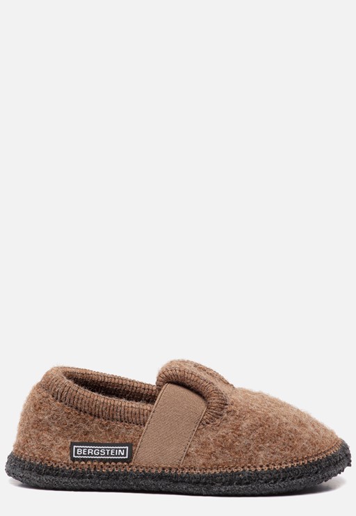 Bergstein Pantoffels bruin Textiel