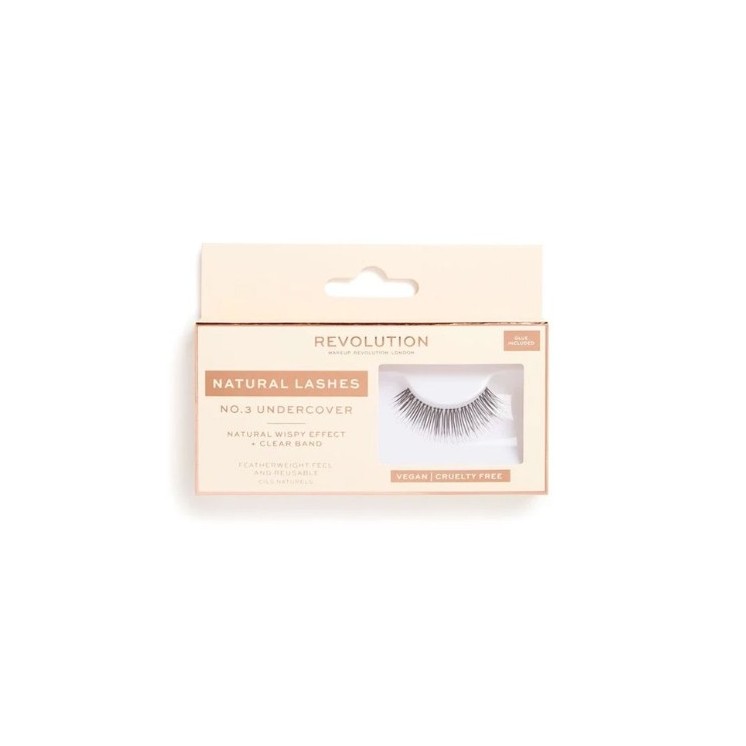 Revolution Natural Lashes Streifenwimpern / NO.3 /