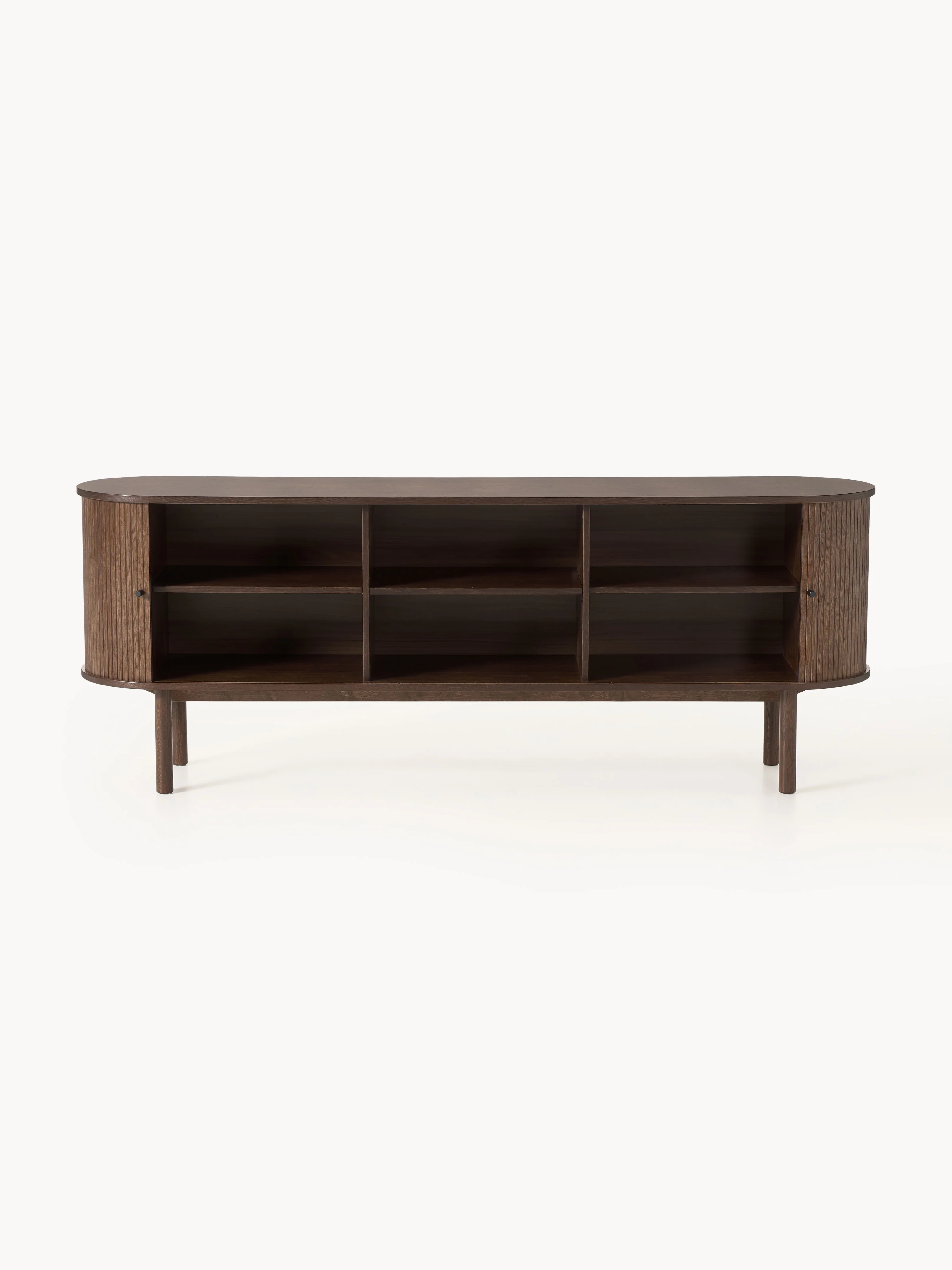 XL-dressoir Calary met geribde voorzijde