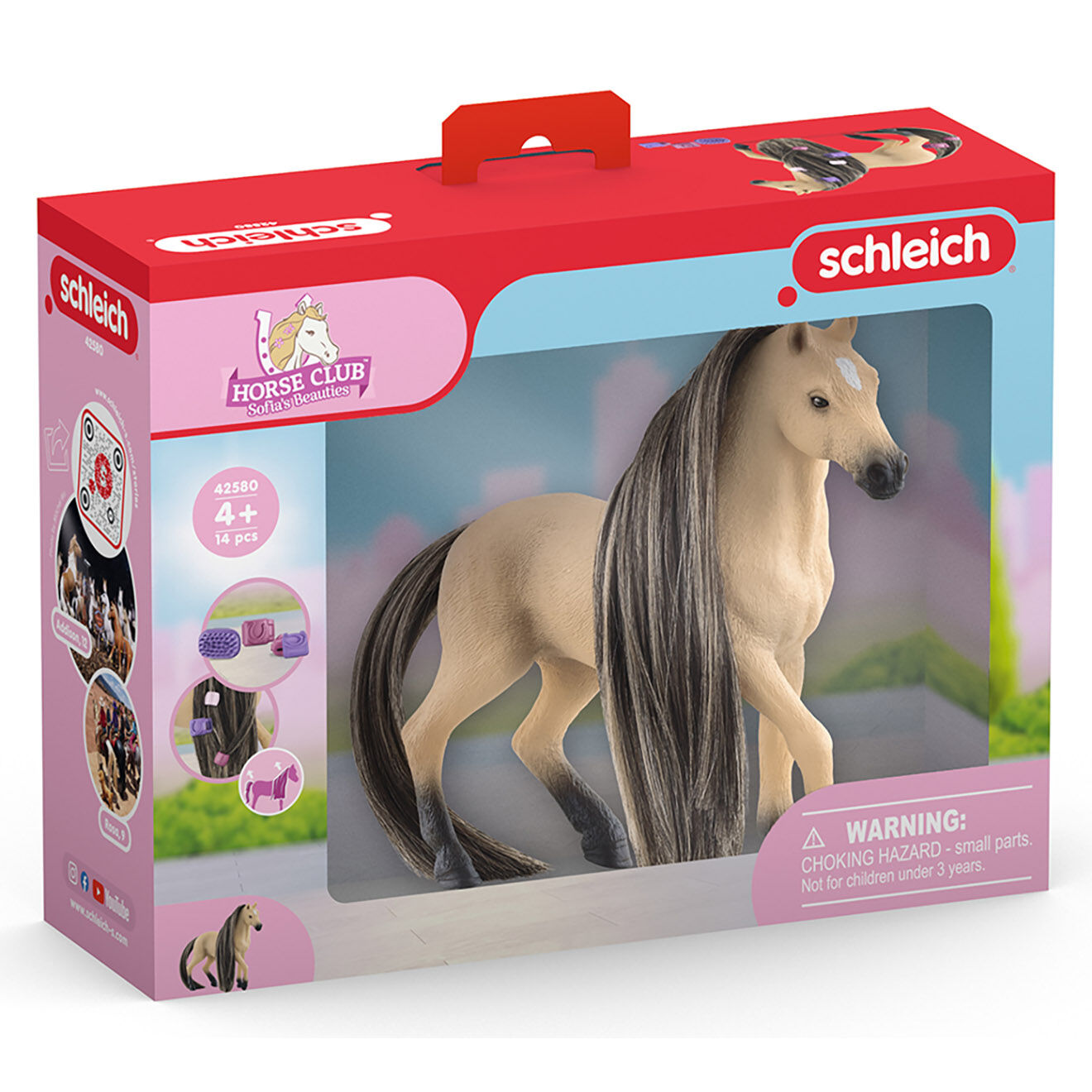 Schleich Jument Andalouse à coiffer multicolore