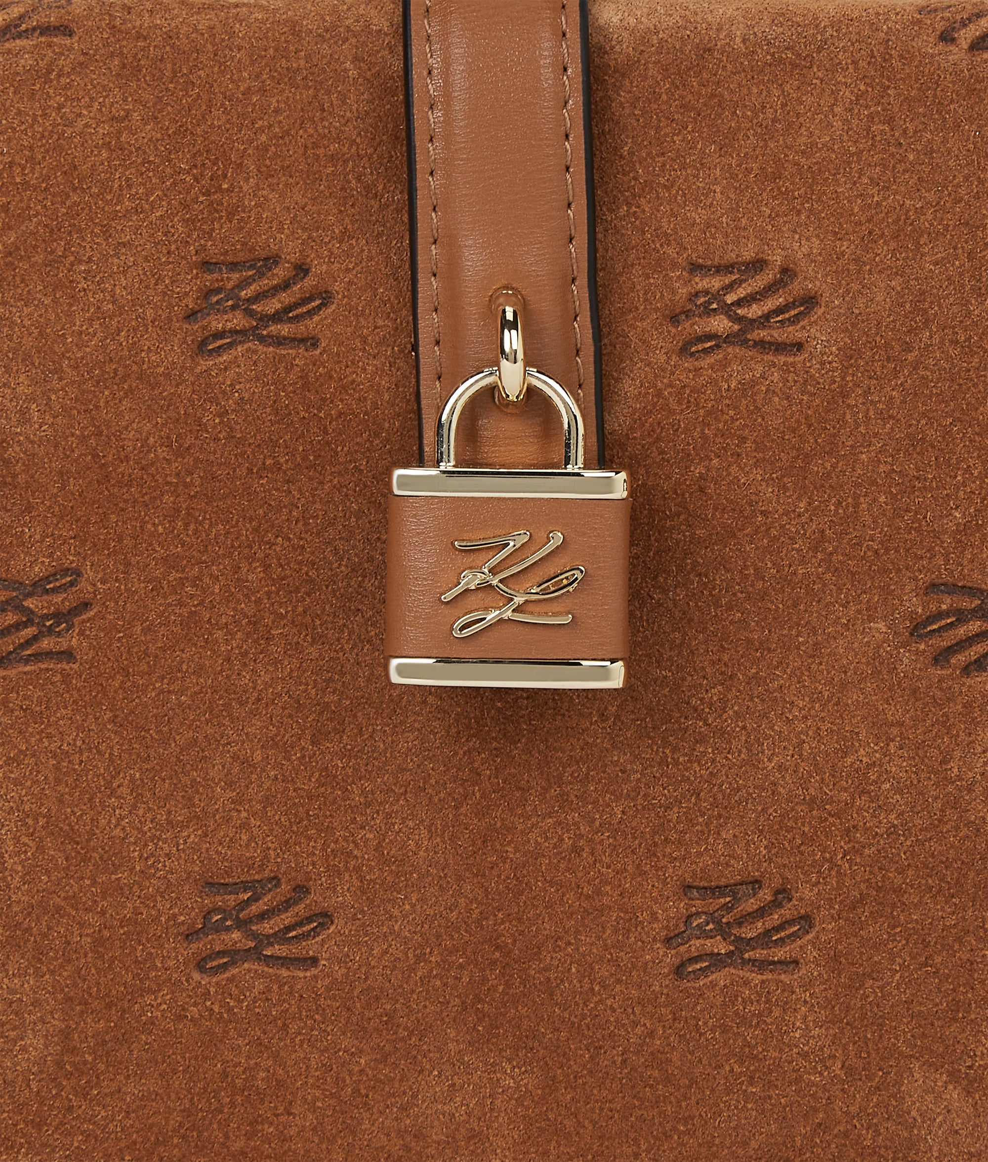 K/Autograph Hangslot suède kofferbak tas