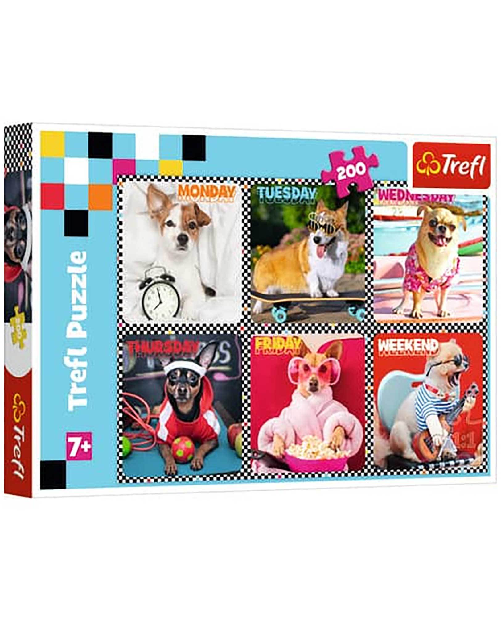 Puzzle 200 - Happy Dogs (Kinderpuzzle)