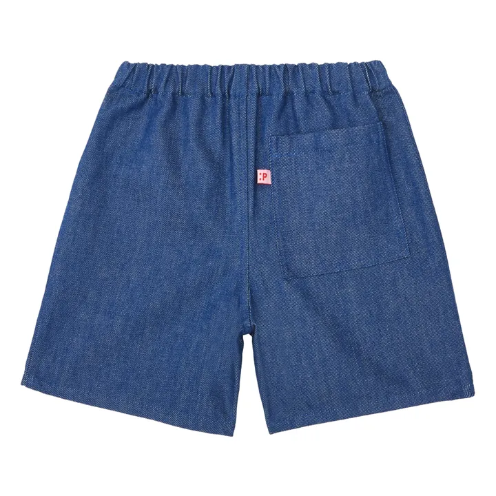 PDenim Short en Denim Coton Bio | Bleu