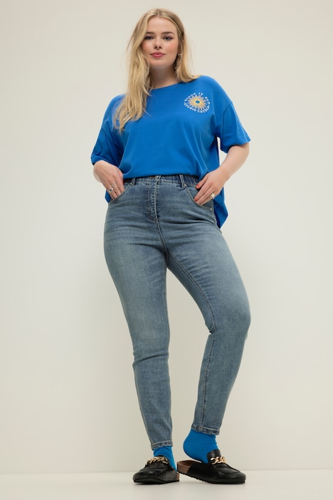 Skinny Jeans, Used-Look, 5-Pocket