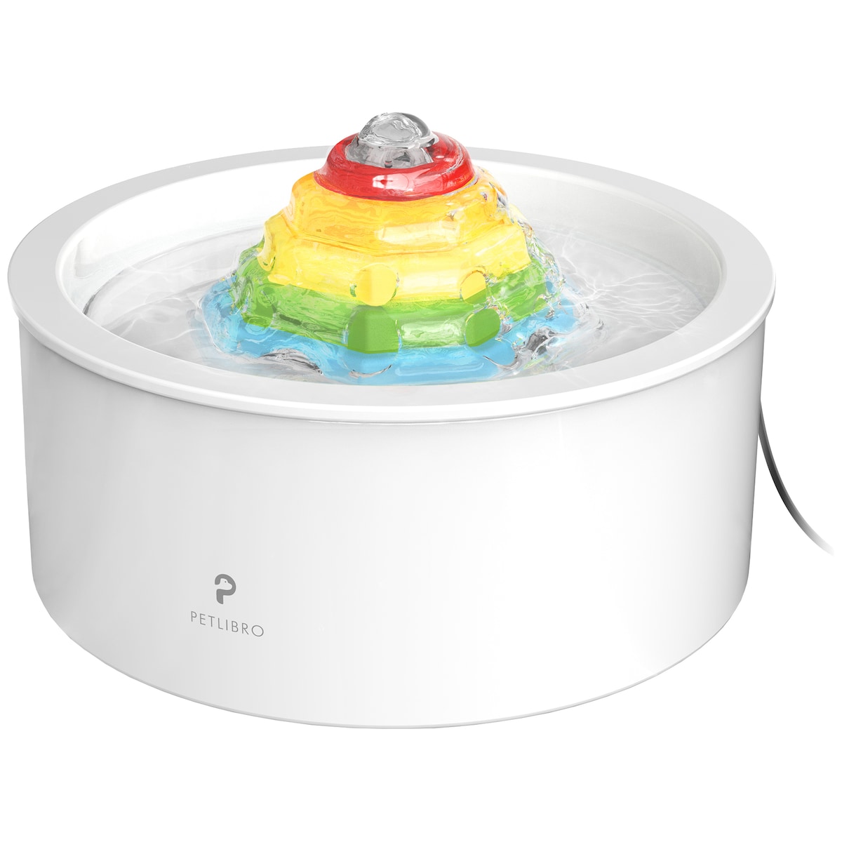 Petlibro Rainbow vannfontene til kjæledyr