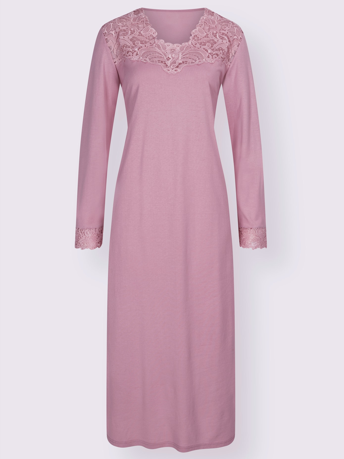 Chemise de nuit longue manches longues