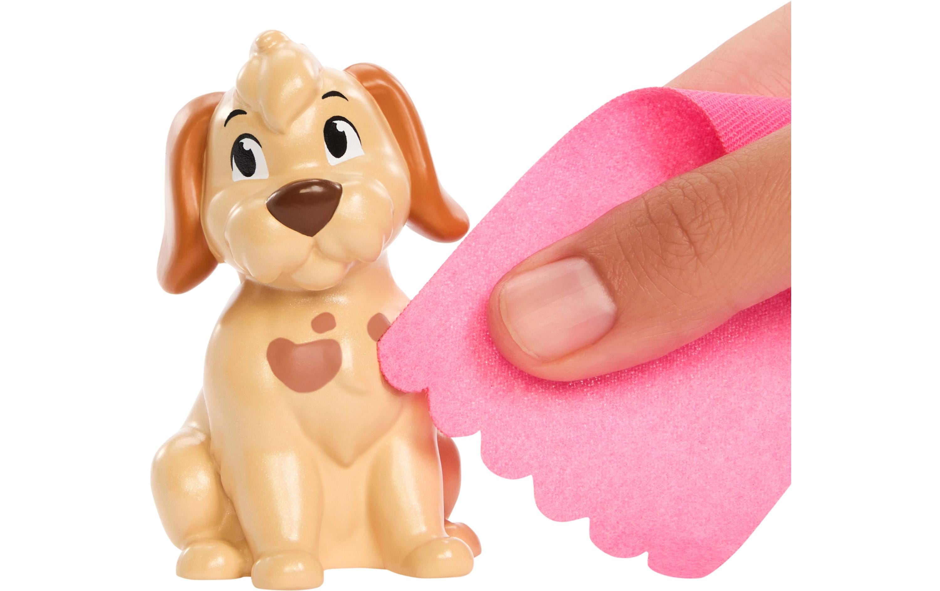 Puppe Belle and Feature PetBelle-Modepuppe mit Hündchen, Farbwechseleffekt und Zubehör