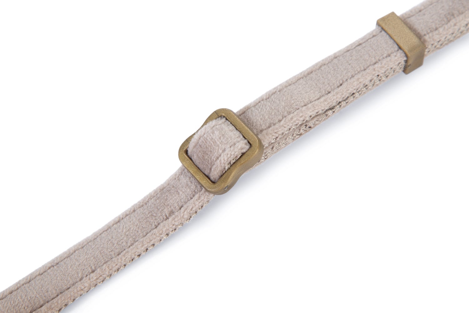 Designed by Lotte kattenhalsband Velura grijs 20-30 x 1 cm