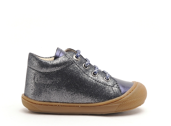 Naturino boots bottine bebe cocoon suede glitter bleu