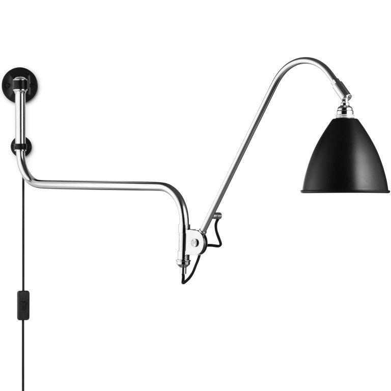 Gubi Bestlite BL10 wandlamp chroom/zwart
