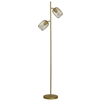 KARWEI vloerlamp Vic messing ø38,5x150cm