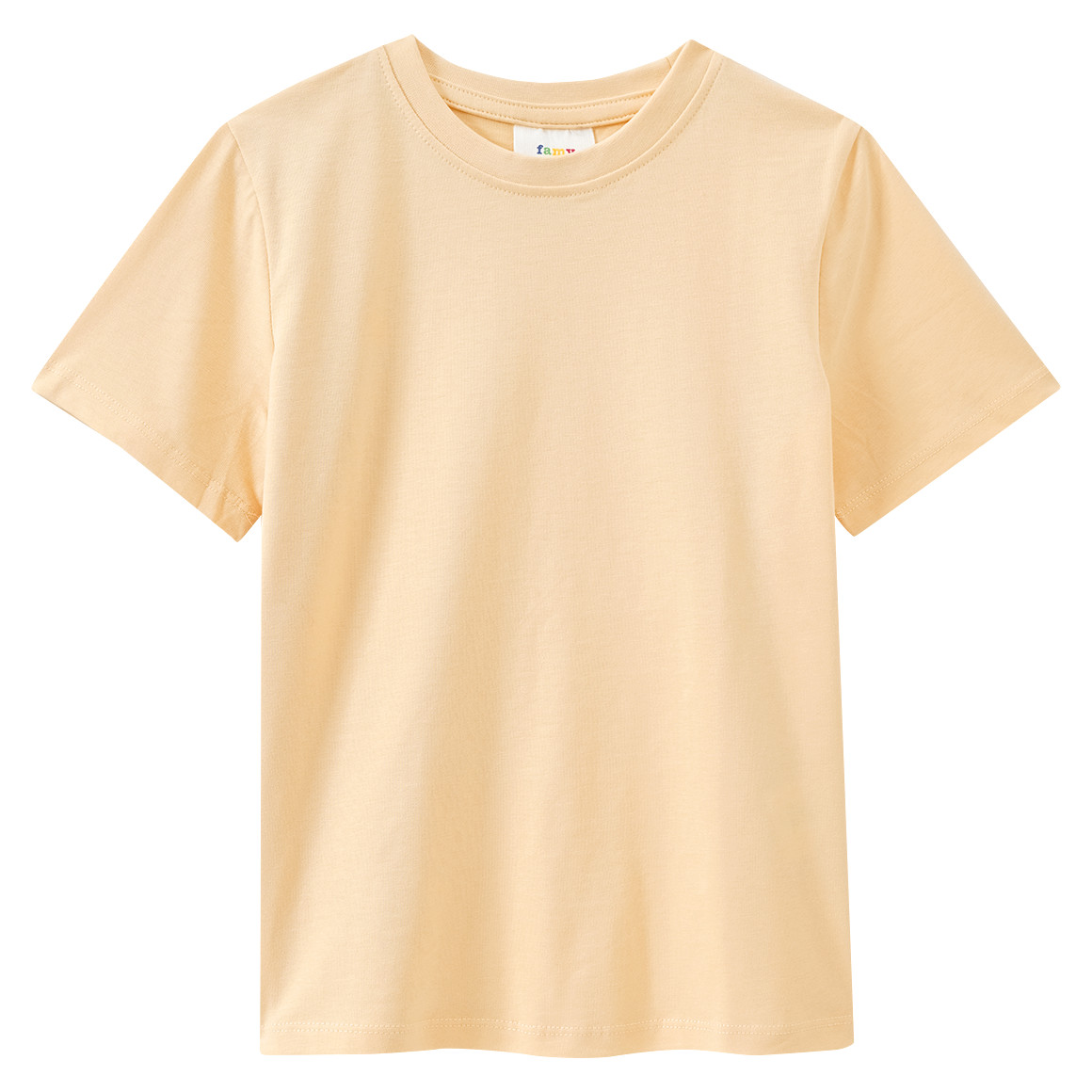 Famy 3 Jungen T-Shirts im Basic-Look hellgrün / sand / dunkelgrün