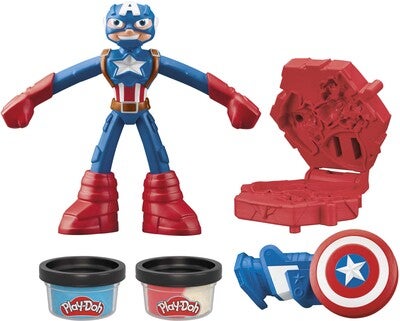 Play-Doh Captain America Stamping Shield Lekesett