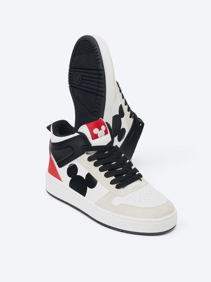 Tênis de cano curto Mickey ©DS - Branco