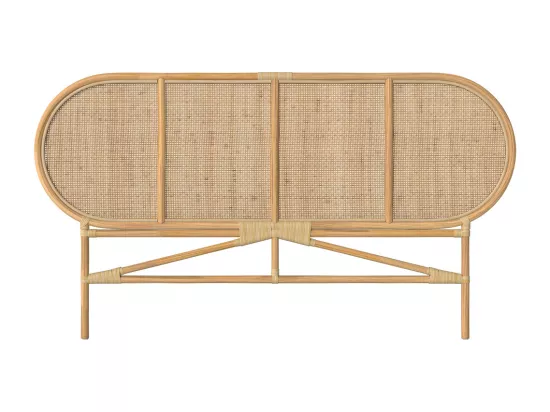 Tête de lit en rotin naturel 140 cm - Navahino