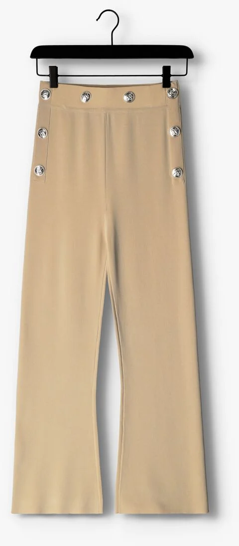 SILVIAN HEACH zand silvian heach flared broek gpp23523pa
