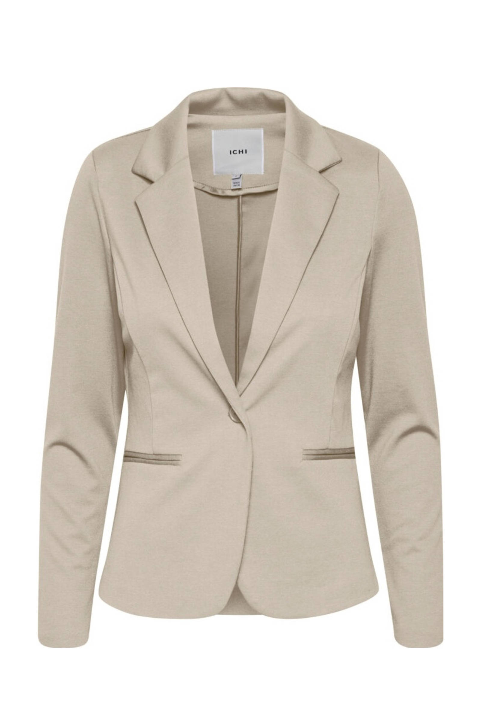 ICHI getailleerde blazer IHKATE zand