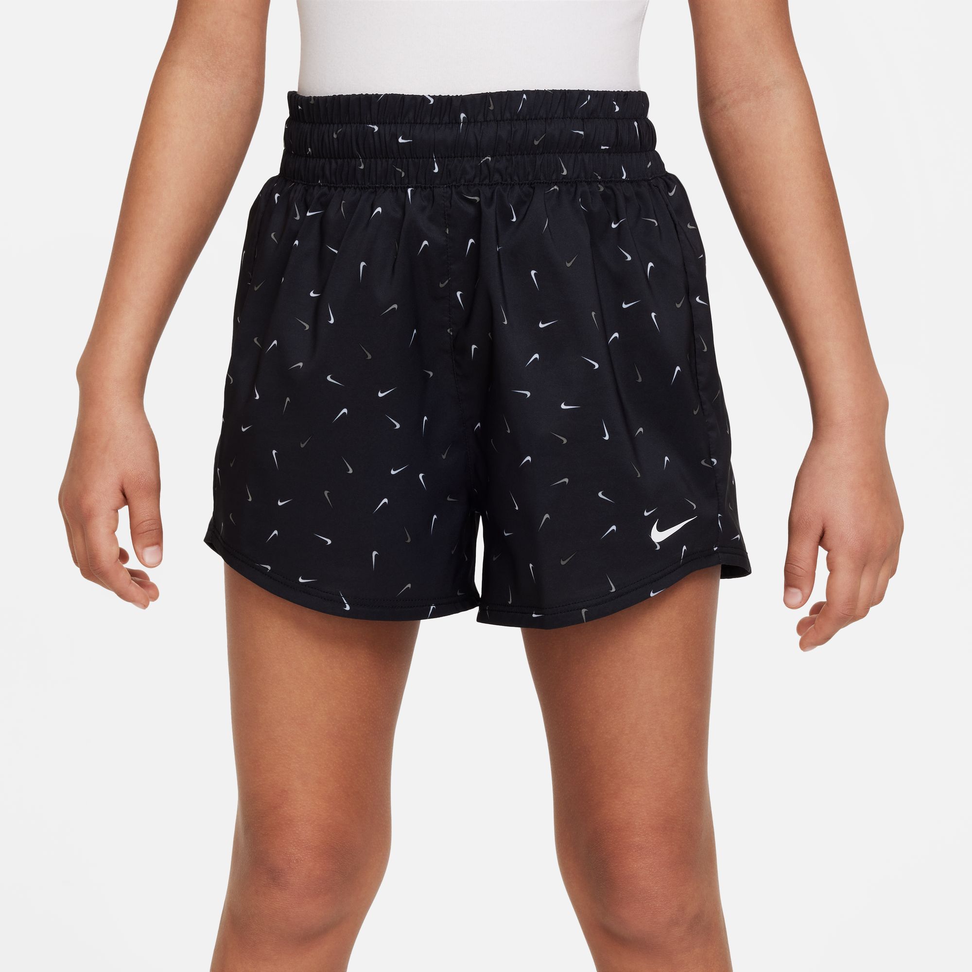 Dri-FIT One High-Waisted Shorts Jente Black/White